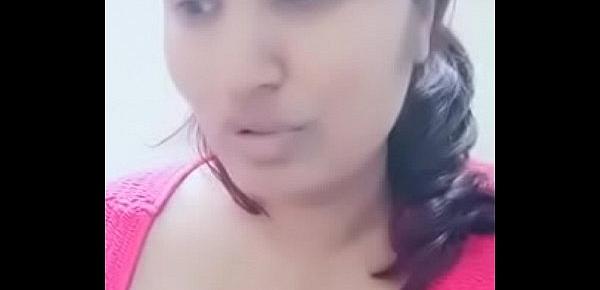  Swathi naidu showing her boobs and asking to call by giving her contact details